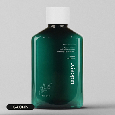 Gel trasparente di lusso della doccia dell'ANIMALE DOMESTICO della bottiglia del balsamo e dello sciampo che imballa il contenitore del toner di PCR 400ml