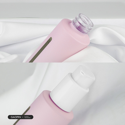 La bottiglia di plastica della lozione dello SGS con l'erogatore 120ml della pompa ha glassato