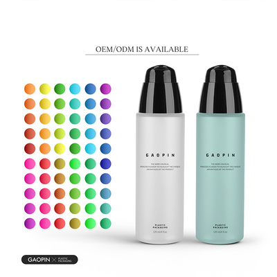 commercio all'ingrosso 50/100/120ml ecofriendly pet white Lozione per il lavaggio del viso flaconi per pompa in plastica cosmetica