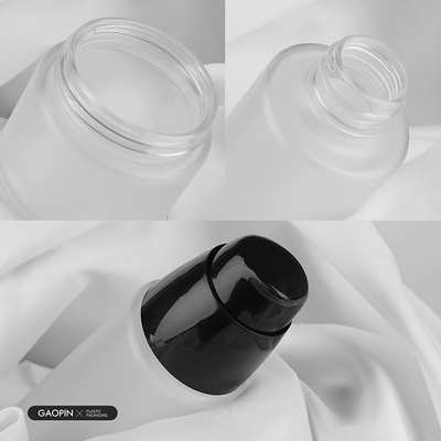 commercio all'ingrosso 50/100/120ml ecofriendly pet white Lozione per il lavaggio del viso flaconi per pompa in plastica cosmetica