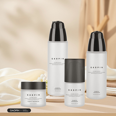 commercio all'ingrosso 50/100/120ml ecofriendly pet white Lozione per il lavaggio del viso flaconi per pompa in plastica cosmetica