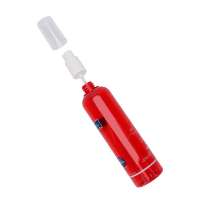 bottiglia di plastica di plastica rossa della lozione dello spruzzo PETG della pompa di cura di pelle del fronte di 60ml 125ml 150ml