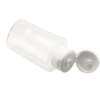Il chiaro gel vuoto del prodotto disinfettante della mano di Flip Cap Cosmetic Plastic Bottles imbottiglia 60ml 100ml