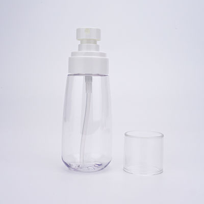 PETG 80ml bottiglia fine dello spruzzo della foschia da 100 ml con la chiara copertura antipolvere