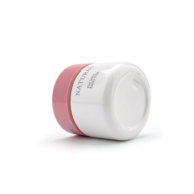 3 Oz un barattolo 30ml 2 barattoli di Oz 1 Oz/creme cosmetici di plastica dell'ANIMALE DOMESTICO con il cappuccio rosa