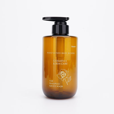 Giro Amber Plastic Shampoo Bottles 500ml 600ml con la pompa