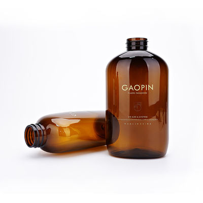 Bottiglie di plastica d'imballaggio ambrate dello sciampo del gel della doccia della bottiglia 340ml 520ml dell'ANIMALE DOMESTICO
