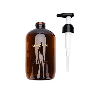 Bottiglie di plastica d'imballaggio ambrate dello sciampo del gel della doccia della bottiglia 340ml 520ml dell'ANIMALE DOMESTICO