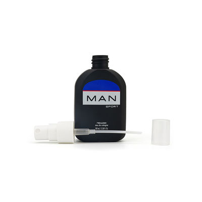 L'HDPE vuoto Matte Black Plastic Cosmetic Spray imbottiglia la stampa dello schermo