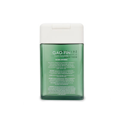 200ml 250ml Flip Top Shampoo Bottles, bottiglie di plastica del quadrato di PETG per il prodotto disinfettante della mano