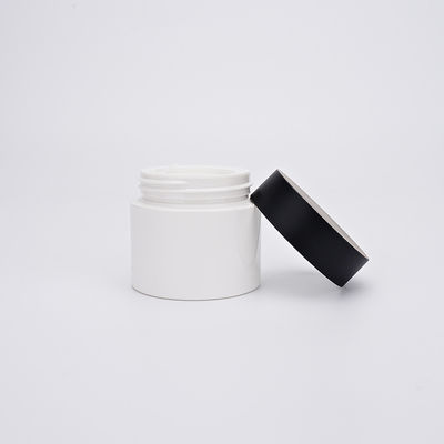Barattoli cosmetici di plastica rotondi