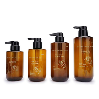 Amber Plastic Shampoo And Conditioner imbottiglia 300ml 400ml 500ml 600ml