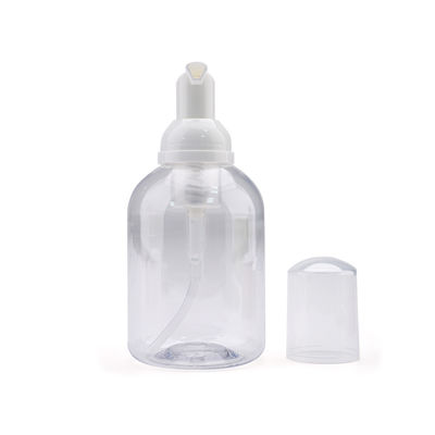 L'OEM dell'ANIMALE DOMESTICO rotondo della schiuma plastica 200ml della bottiglia cosmetica della pompa ha accettato