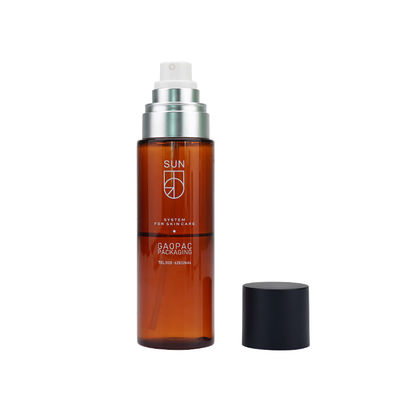 Alcool Amber Fine Mist Spray Bottle disinfettante 50ml 80ml 100ml