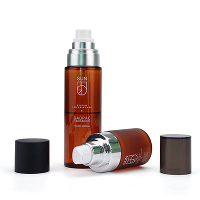 Alcool Amber Fine Mist Spray Bottle disinfettante 50ml 80ml 100ml