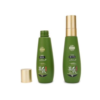 Imballaggio cosmetico di plastica verde