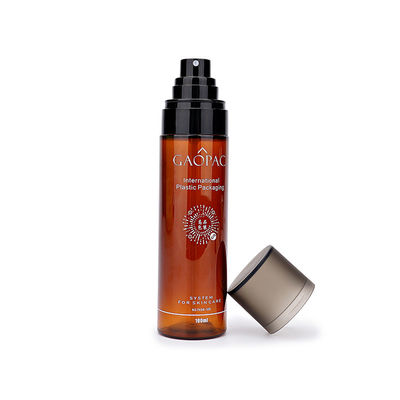 Imballaggio di plastica di cura di pelle delle bottiglie 80ML 90ML 120ML dello spruzzo di Brown del CE