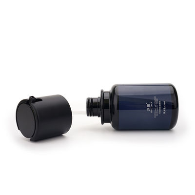 Bottiglie di plastica blu 120ml Logo Customized della lozione di OZ della pompa di stampa 4
