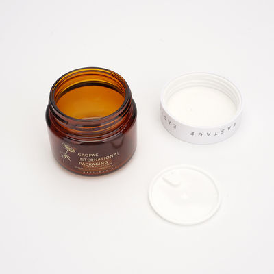 bottiglia di plastica della lozione dell'ANIMALE DOMESTICO di 30ml 80ml 100ml della lozione del barattolo crema cosmetico ambrato della bottiglia