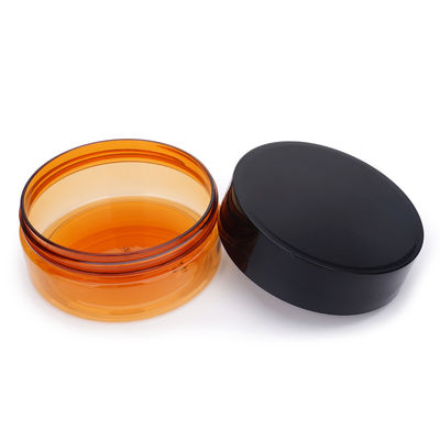 Il cosmetico di plastica rotondo stona il contenitore dei capelli 200ml con la guarnizione del PE del coperchio