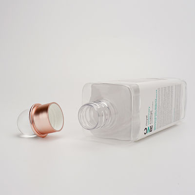 Bottiglie di plastica su misura dell'ANIMALE DOMESTICO vuoto 500ml con i coperchi a vite