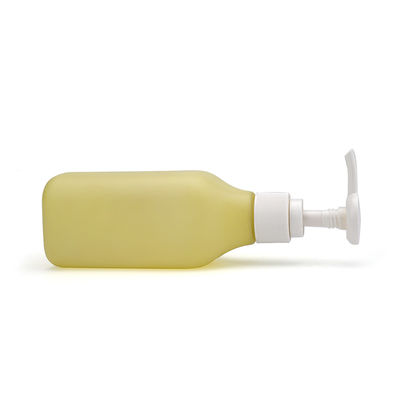 le bottiglie cosmetiche di plastica vuote gialle 200ml pelano la cura che imballa l'OEM hanno accettato