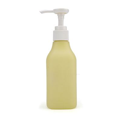 le bottiglie cosmetiche di plastica vuote gialle 200ml pelano la cura che imballa l'OEM hanno accettato