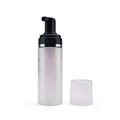 Bottiglia facciale trasparente della pulitrice della schiuma dei semi della bottiglia della pompa della schiuma plastica dello SGS 150ml con il cappuccio