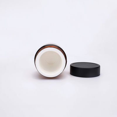 L'ANIMALE DOMESTICO Skincare vuoto imbottiglia 30g 50g Brown Skincare che imballa con il coperchio a vite