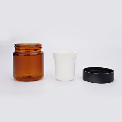 L'ANIMALE DOMESTICO Skincare vuoto imbottiglia 30g 50g Brown Skincare che imballa con il coperchio a vite