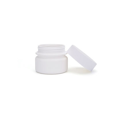 Barattolo bianco dell'ANIMALE DOMESTICO del giro 30ml, certificazioni vuote delle bottiglie QS di cura di pelle