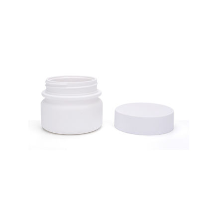 Barattolo bianco dell'ANIMALE DOMESTICO del giro 30ml, certificazioni vuote delle bottiglie QS di cura di pelle