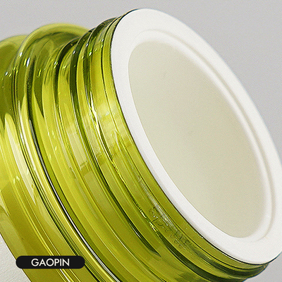 insieme d'imballaggio cosmetico di lusso della bottiglia di plastica della lozione di verde di 40ml 50ml 130ml
