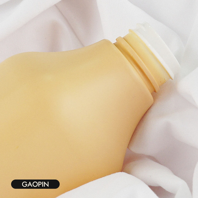 lo sciampo di plastica 350ml imbottiglia il cosmetico della lozione che imballa con la pompa dell'oro