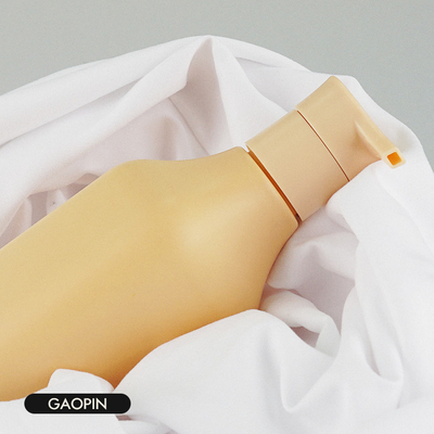 lo sciampo di plastica 350ml imbottiglia il cosmetico della lozione che imballa con la pompa dell'oro