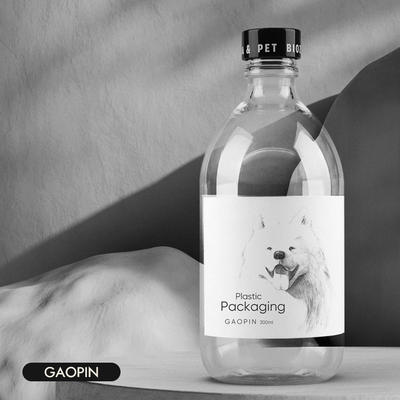 larghezza vuota di plastica del condizionatore 66.46mm della medicina della bottiglia del colluttorio 300ml